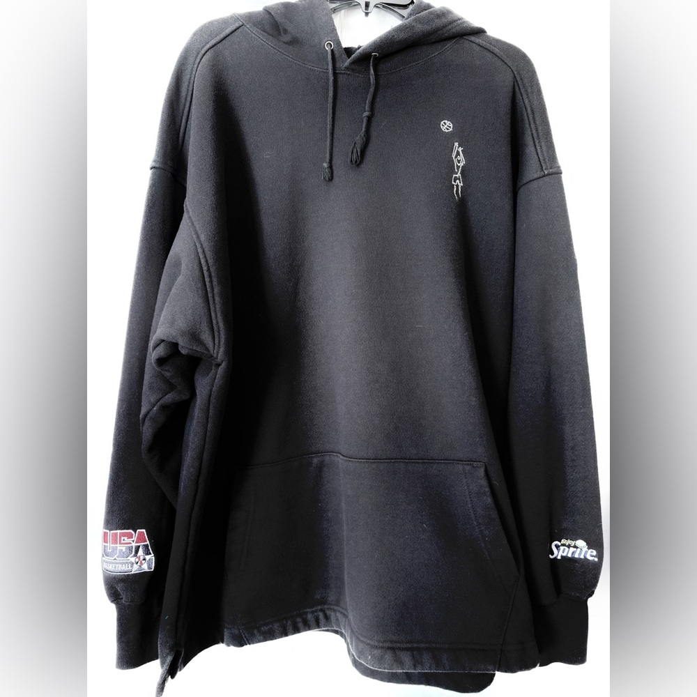 Champion Black Hoodie with Embroidered Accents